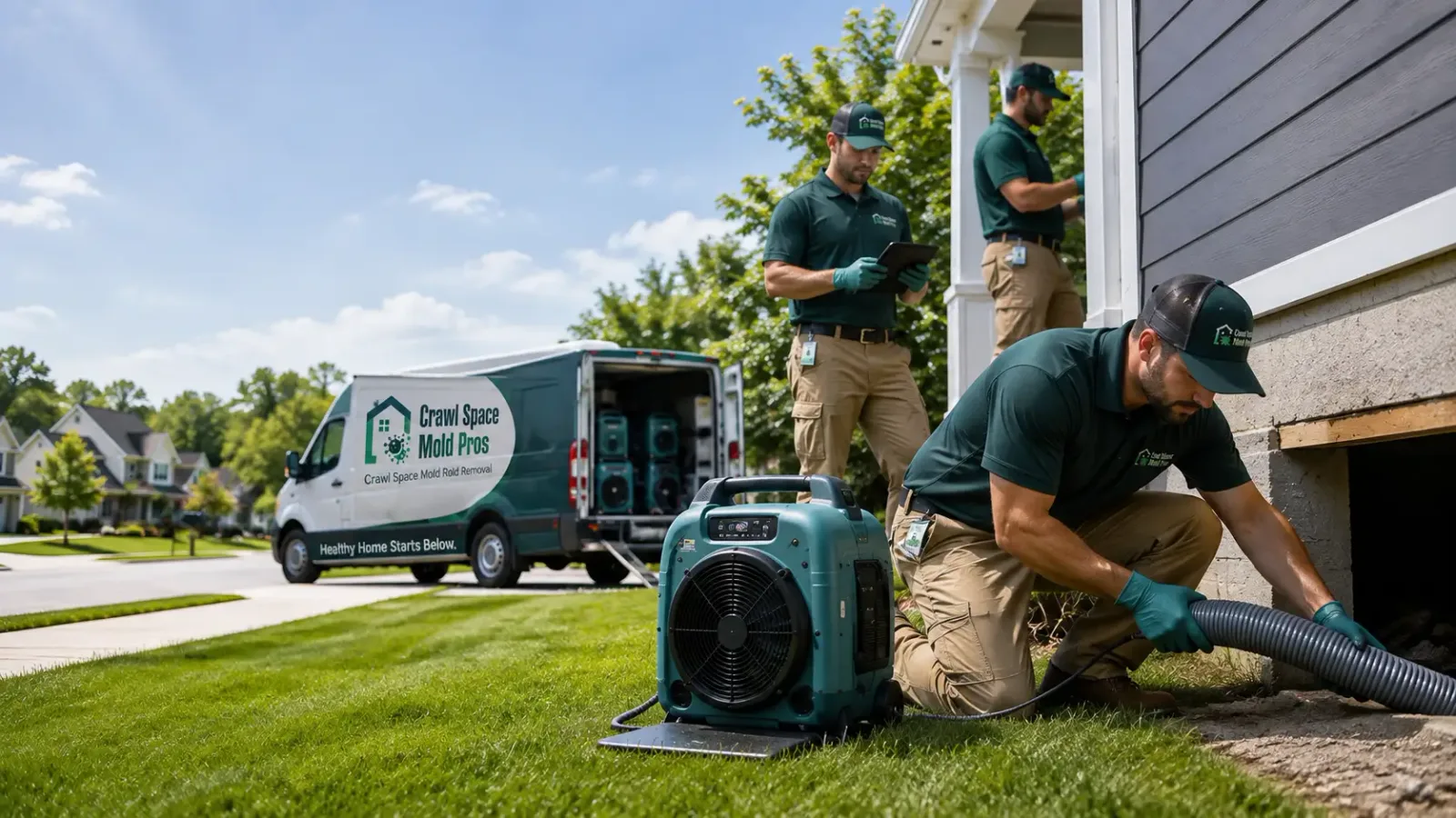 Crawl Space Mold Removal in Marne, IA
